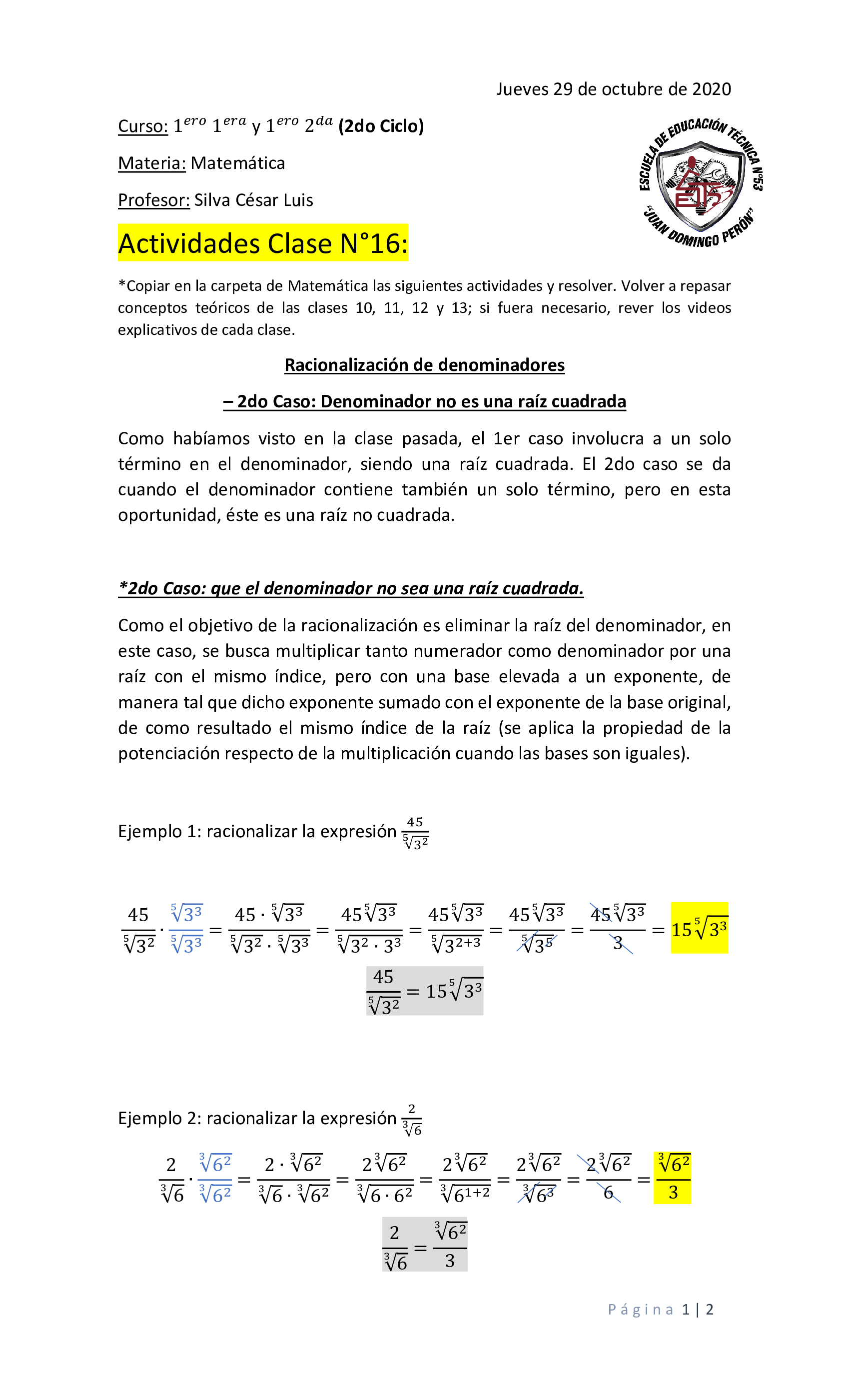 Clase 16 - Parte 1