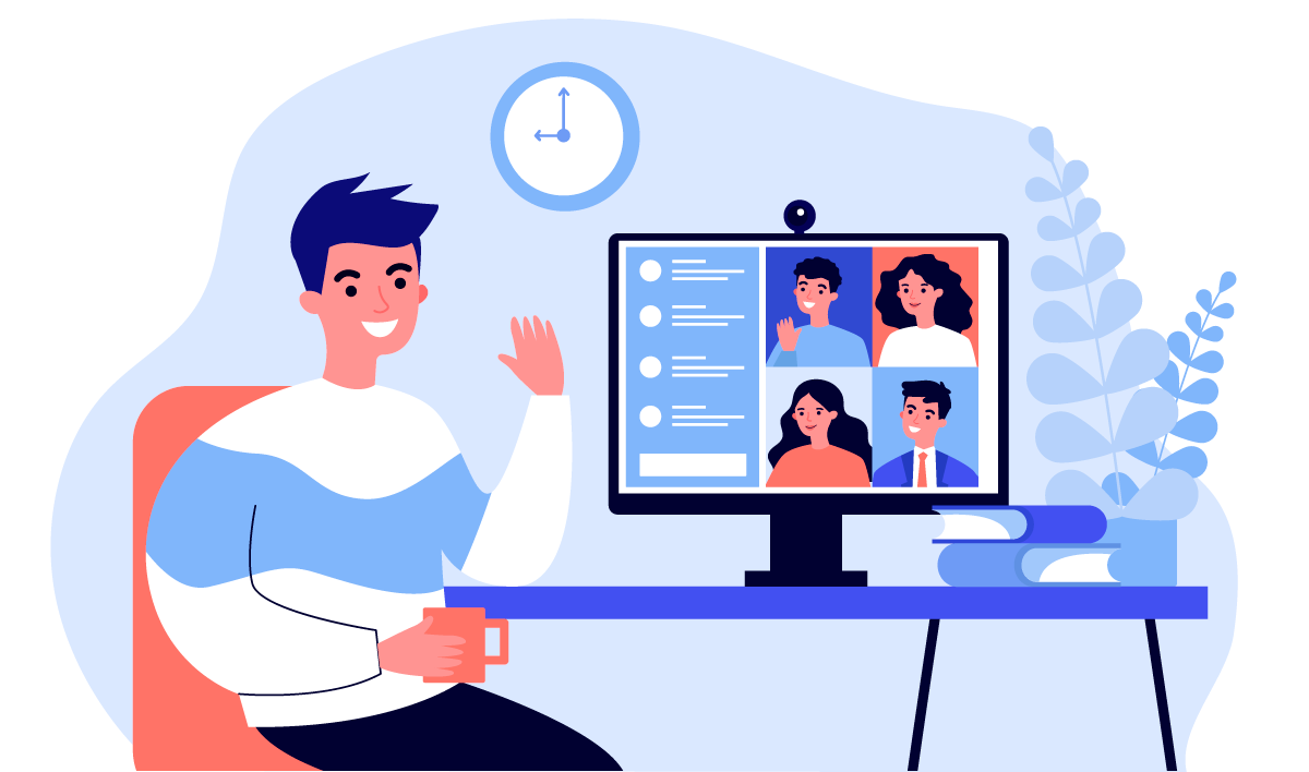 seleccione esta imagen de clses virtuales porque fue lo que quedo pos pandemia.