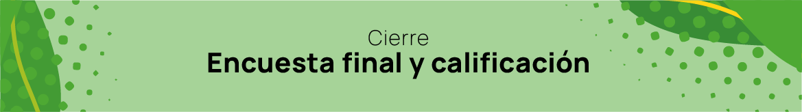 Encuesta y Calificación