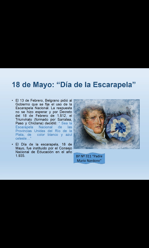Efemérides: "Día de la Escarapela"