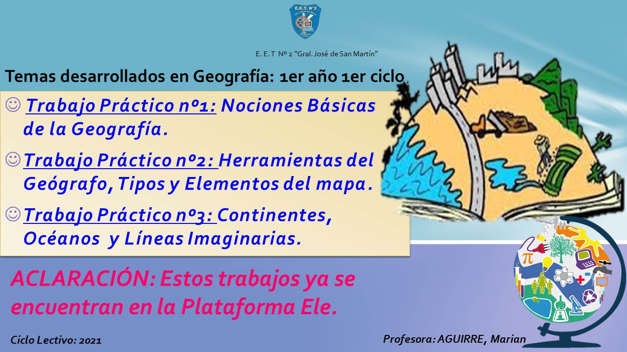 Geografía 1°año