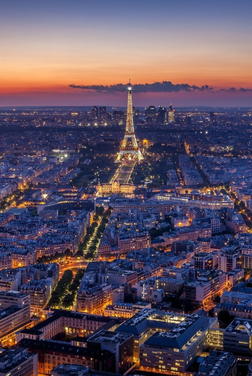 Paris de noche.