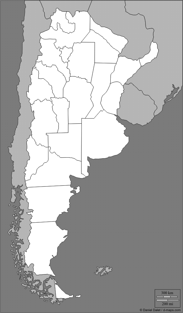 Argentina Mapa Político