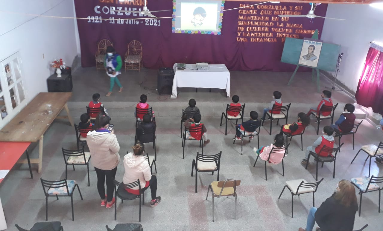 Proyeccion sobre San Martín 